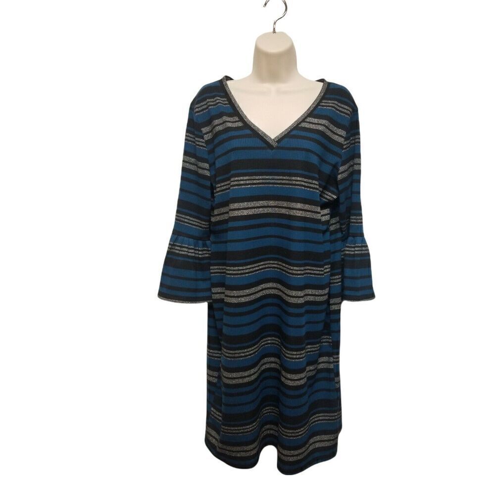 Ronni Nicole Women's Long Sleeves Multicolor Dress Size XL
